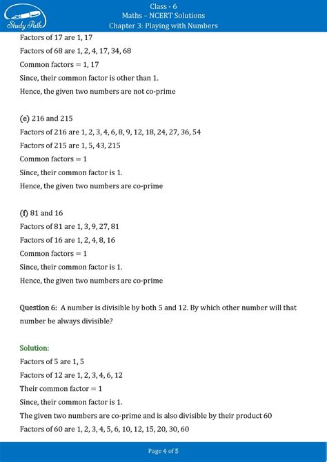 Class Maths Exercise Chapter Playing With Numbers Solutions