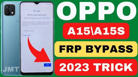 Oppo A15 FRP Bypass New Trick 2023 Oppo A15 FRP