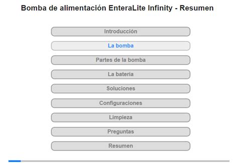 PatEdu Información general sobre la bomba de alimentación