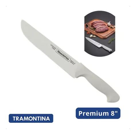 Cuchillo Para Carne De Chef Tramontina Premium De Acero Inoxidable De