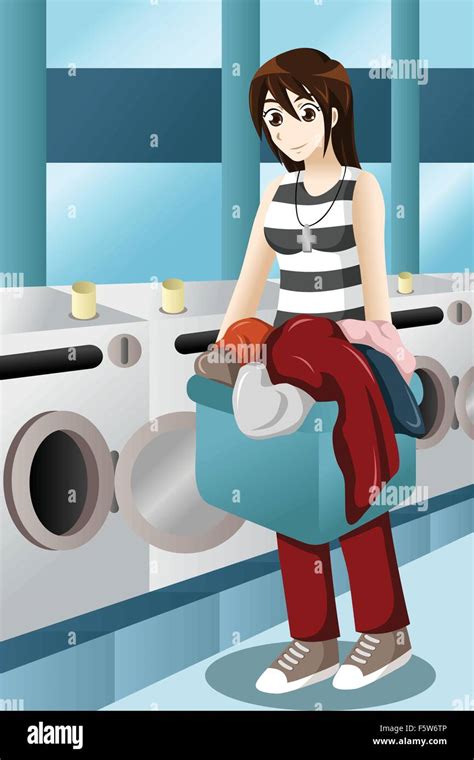 Buanderie Clipart Dessin Anim Vecteur Banque D Image Et Photos Alamy