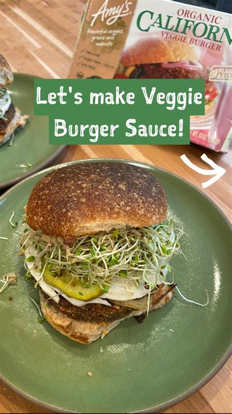 Let's Make Veggie Burger Sauce! | Vegetarian recipes, Vegetarian burger, Veggie burger recipe easy