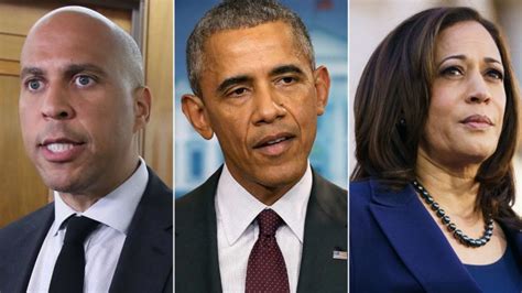 Obamas Reluctance On Race Gives Way To Roars From Booker And Harris