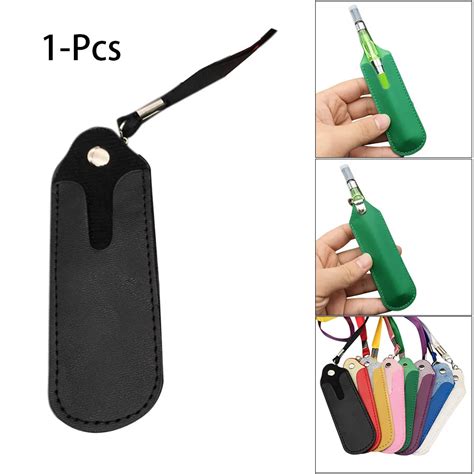 Colorful For Ego Evod Leather Pouch Lanyard For Vape Pen E Cig Necklace