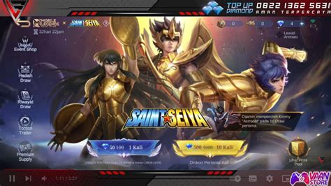 Inilah Bocoran Event Kolaborasi Terbaru MLBB X Saint Seiya Dafunda