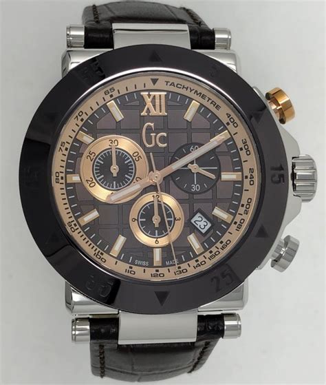 Guess Gc 1 Sport Chic Chronograph Watch Brown Swiss Made Catawiki