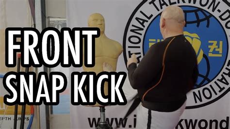 Front Snap Kick Itf Taekwon Do Fundamentals Youtube