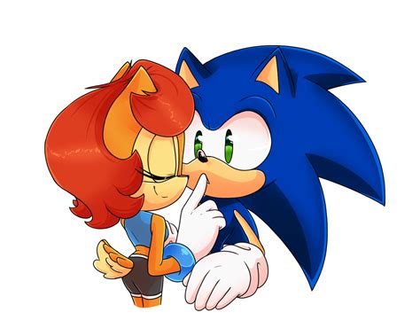 Sonic And Sally Kiss