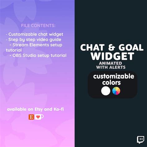 P2u Customizable Chat Widget Cat Ghost White Cute Streamelements L