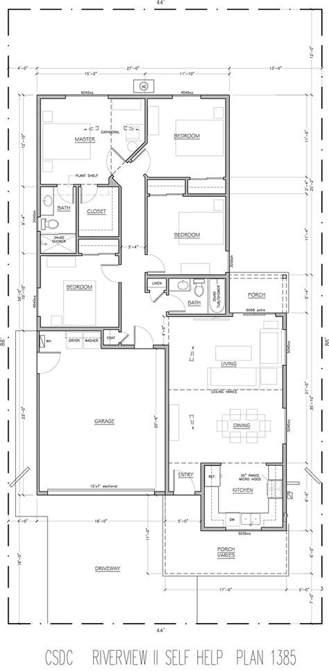 Riverview Estates II Floorplan | CSDC