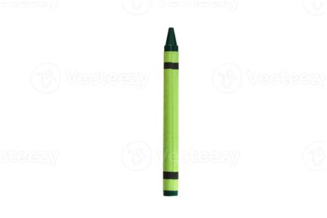 Green crayon isolated on a transparent background 22218986 PNG