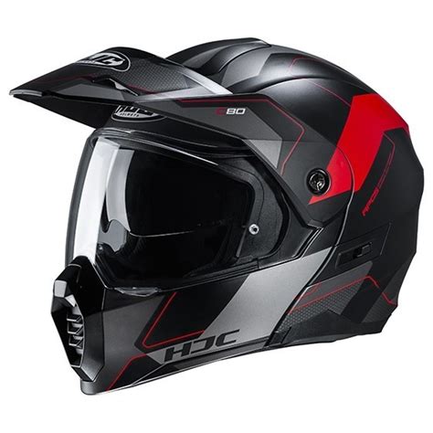 Casco Moto Modulare Touring HJC C80 ROX MC1SF Nero Rosso Vendita Online