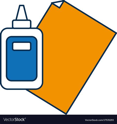 Glue bottle icon Royalty Free Vector Image - VectorStock