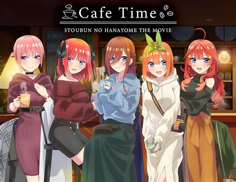 Quintessential Quintuplets Collaboration Illustration With Anime