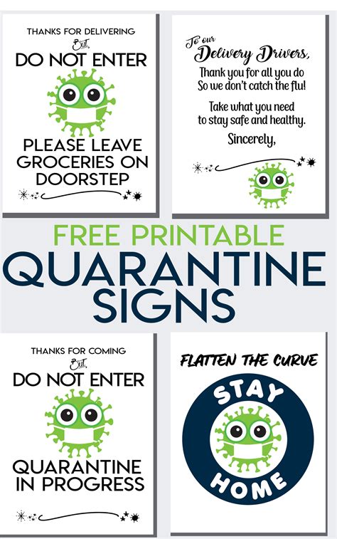 Free Printable Quarantine Sign - Free Templates Printable