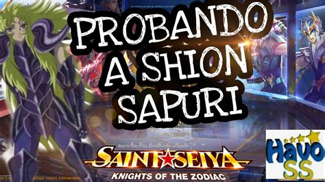 Probando A Shion Sapuri En Duelo Sagrado Saintseiya Awakening