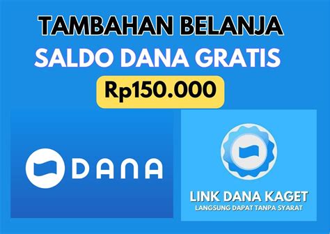 Siapkan Nomor HP Aktif Saldo DANA Kaget Rp150 000 Langsung Masuk