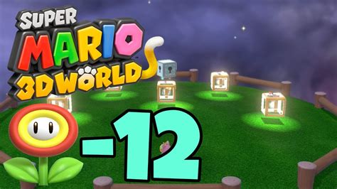 Super Mario 3d World Flower 12 Boss Blitz All Green Stars Youtube