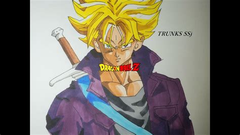 Como Dibujar A Trunks Del Futuro Ssj How To Draw Future Trunks Ssj