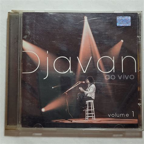 CD Djavan Ao Vivo Vol 1 Gravadora EPIC