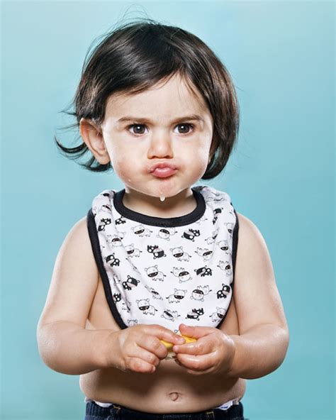 Pucker A Photo Series Of Babies Tasting Lemons For The First Time