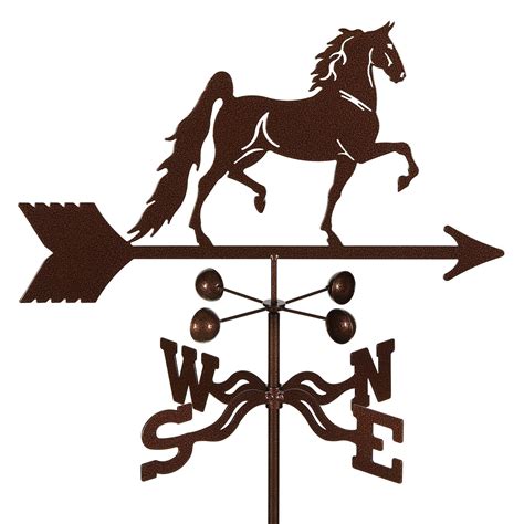 Saddlebred Horse Weathervane Silhouette Art Laser Weathervane Home Roof