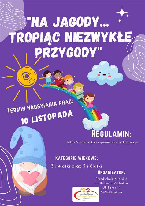 Na jagody tropiąc niezwykłe przygody ogólnopolski konkurs