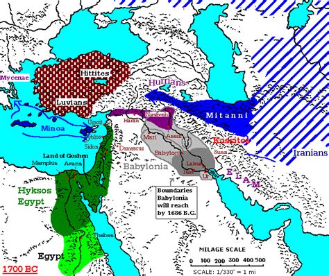 1700 - 1600 BC