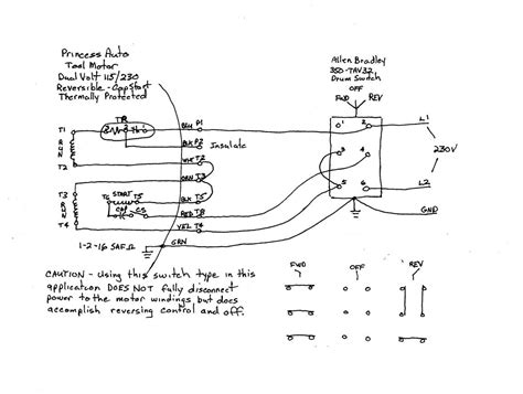Wiring a 9 lead motor to Drum Switch