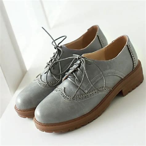 Aliexpress.com : Buy New Women Lace Up Flat Oxford Shoes For Women Lace ...