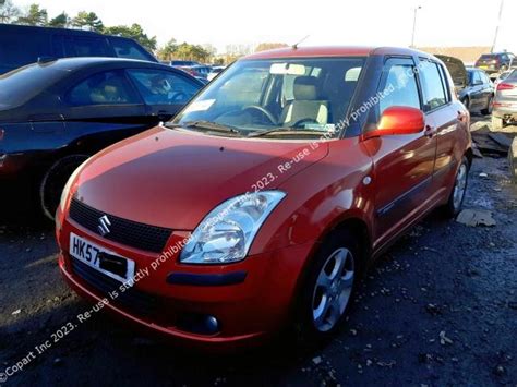 2008 SUZUKI SWIFT VVTS For Sale At Copart UK Salvage Car Auctions