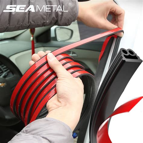 Seametal Car Rubber Protector Seal Strip Car Door Double Layer Sound