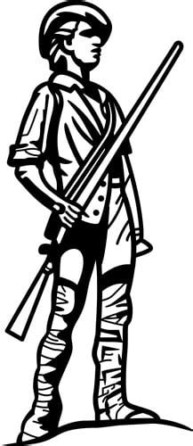 Minuteman Outline Vector Illustration Annthegran