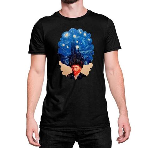 Camiseta Van Gogh Noite Estrelada Basica T Shirt Art Sete Camiseta