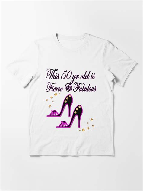 Fierce And Fabulous 50th Diva Birthday T Shirt By Jlporiginals