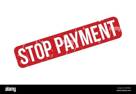 Stop Payment Rubber Grunge Stamp Seal Vector Stock Vector Image Art