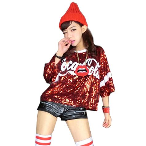 Ds Women Jazz Modern Dance Costume Youth Sequins H Vicedeal