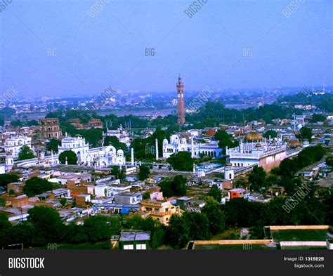 Aerial View Old Lucknow Showing Image Photo Bigstock