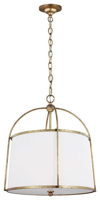 Stonington Two Light Pendant In Antique Gild Transitional Pendant