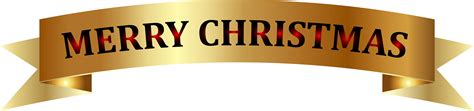 Download Golden Merry Christmas Banner Png Clip Free Clip Art Merry