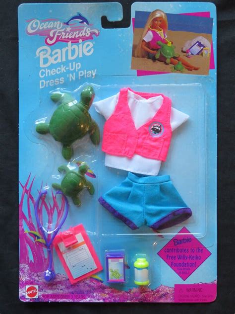 1996 Barbie Doll Clothing Ocean Friends Adventure Dress N Play 67508