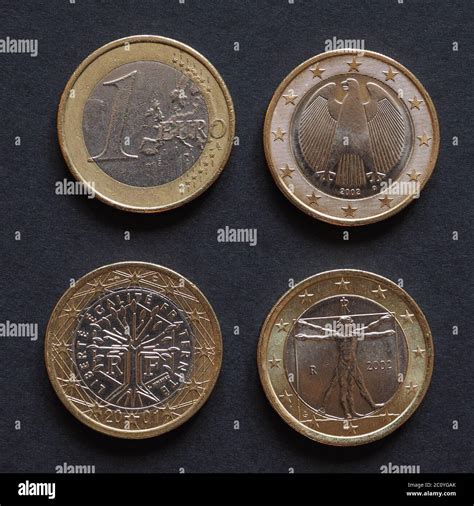 Euro coins of many countries Stock Photo - Alamy