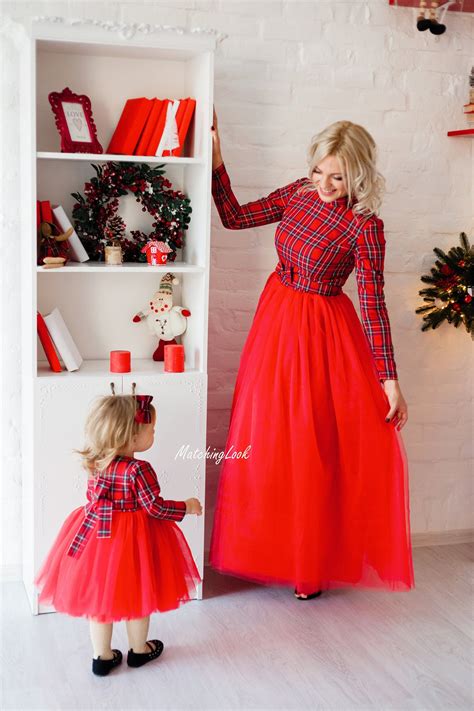 christmas plaid dress for women 2