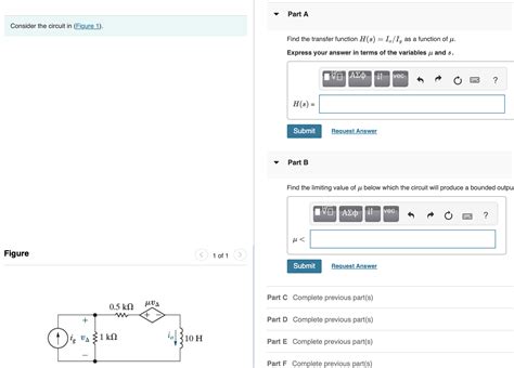 Solved Part Aconsider The Circuit In Figure Figurefind Chegg