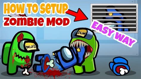 Among Us Zombie Mode MOBILE How To Play Zombie Mode In Among Us