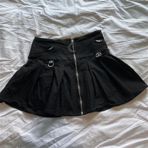 Killstar Kristen Pleated Skirt Size M Worn Once Depop