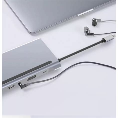 Докинг Станция Хъб 12в1, Zenwire, USB-C RJ45 2x HDMI 4K M1 - eMAG.bg