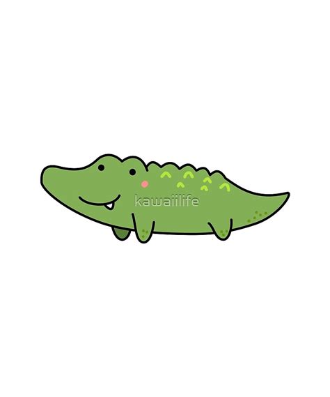 Cute Alligator Drawing