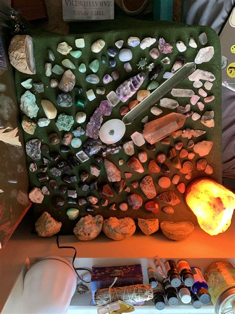 My Altar Setup! : r/Crystals