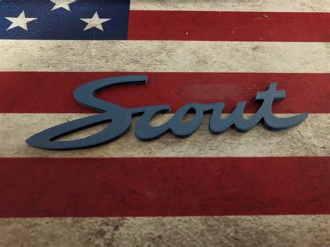 3d Printed Badge Emblem For Scout 800 80 International Harvester By